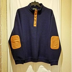 ORVIS BLUE MOUNTAIN BOILED-WOOL SWEATER